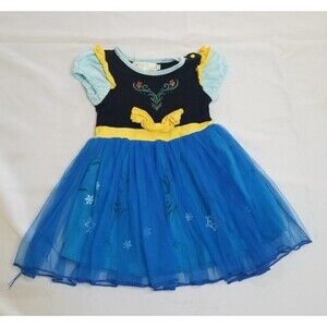 Disney Frozen Anna Dress Costume Cosplay Sz 18-24, Sz 80, Soft and Stretchy